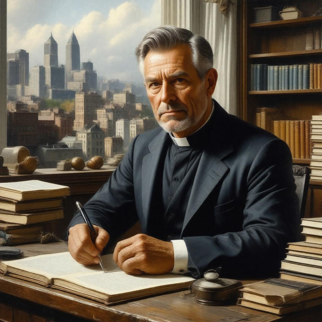 AI-created image of James Carroll