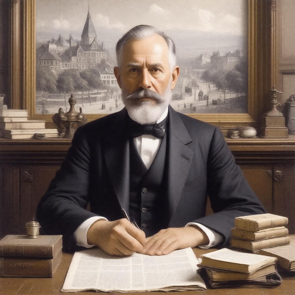 AI-created image of James Cline Quayle