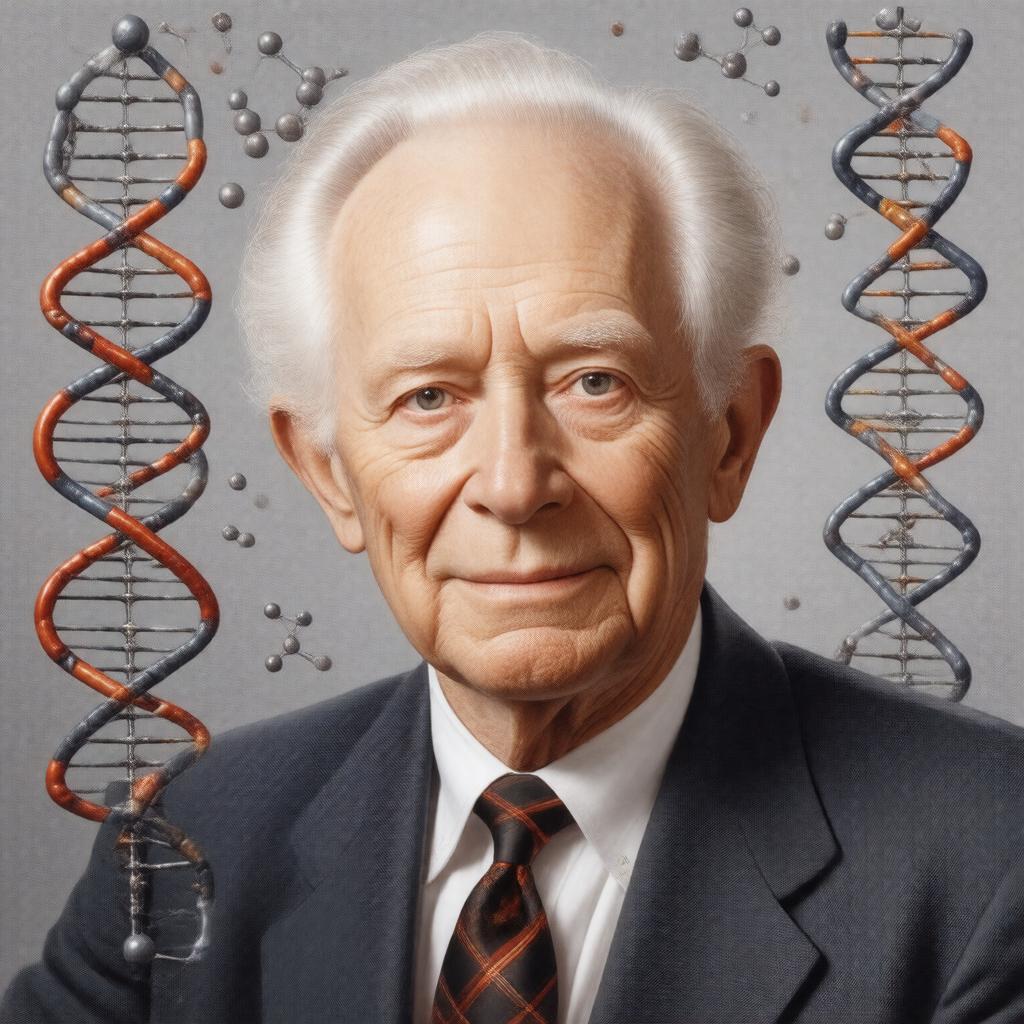 AI-created image of James D. Watson