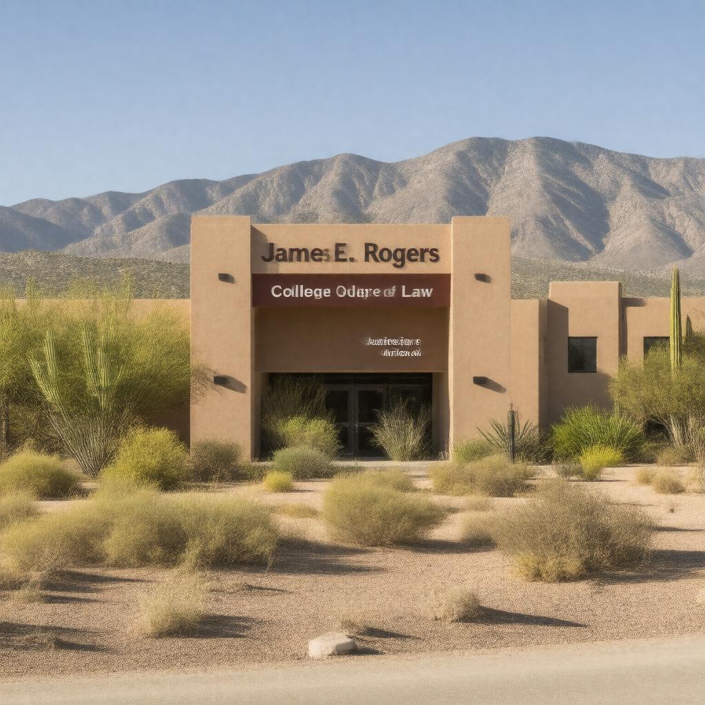 AI-created image of James E. Rogers College of Law