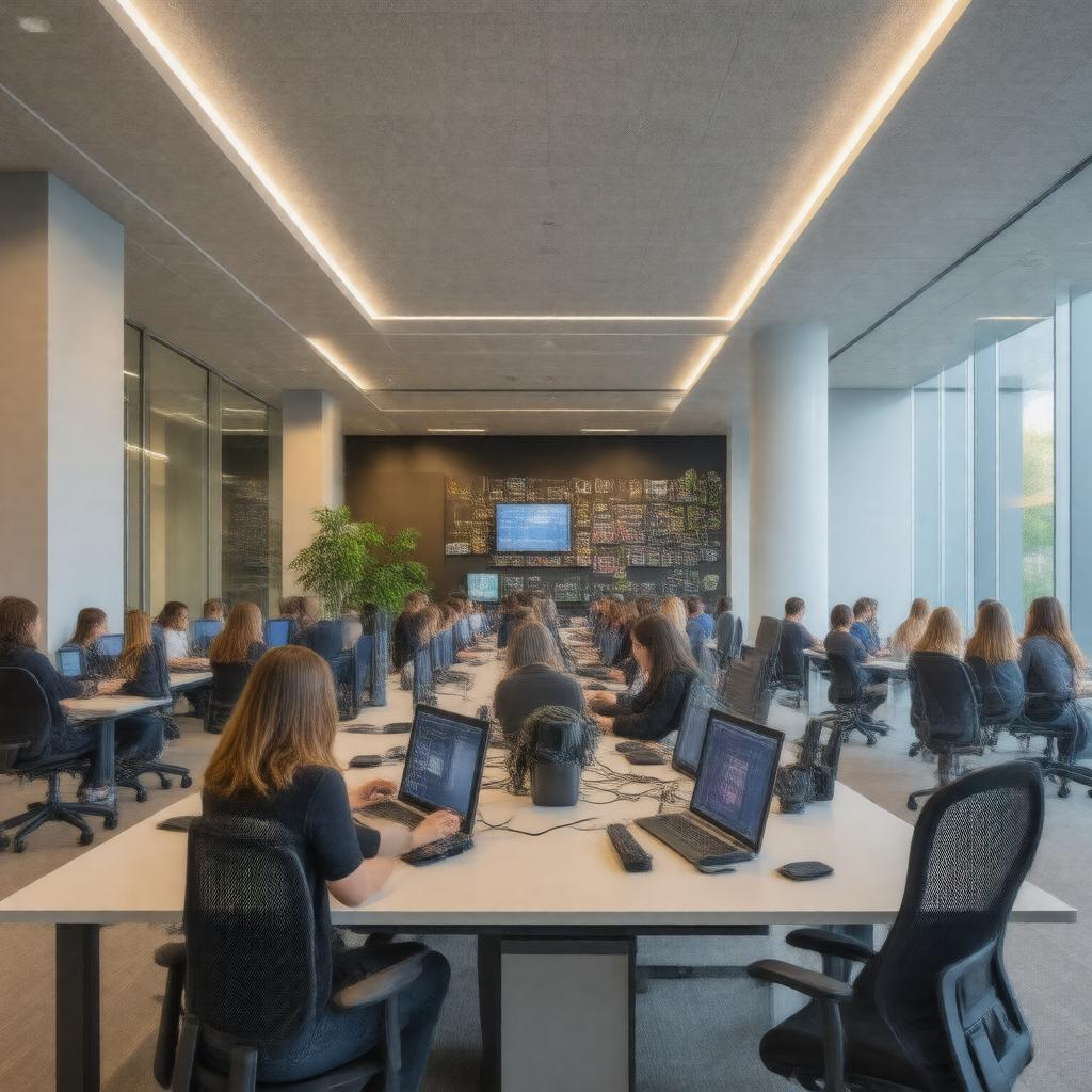 AI-created image of James E. Rogers College of Law TechLaw Clinic