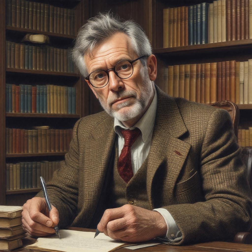 AI-created image of James Fenton