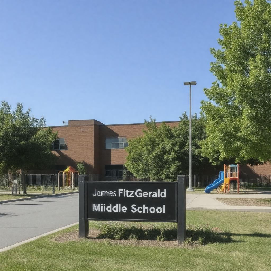 Click to view larger image AI-created image of James FitzGerald Middle School