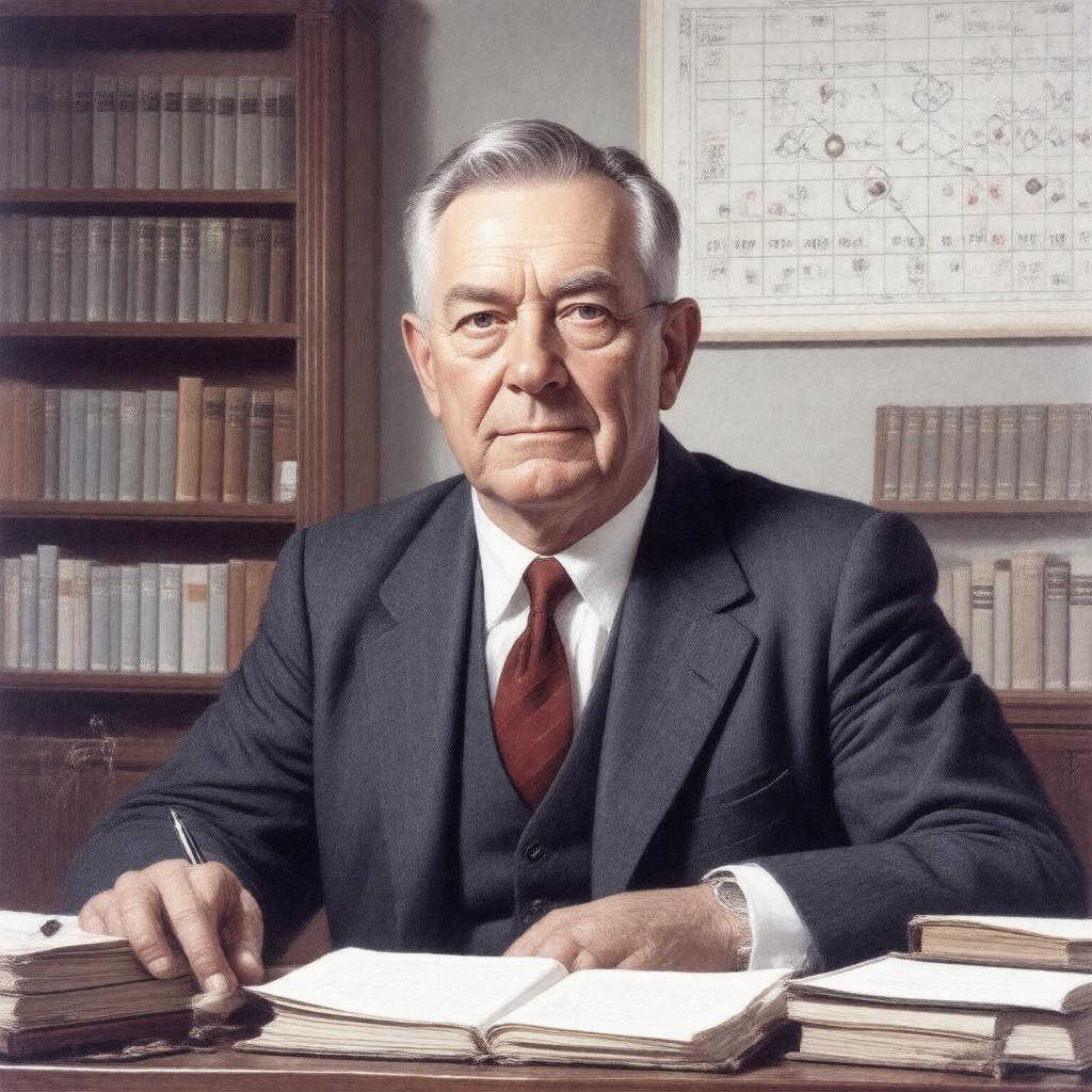 AI-created image of James Franck