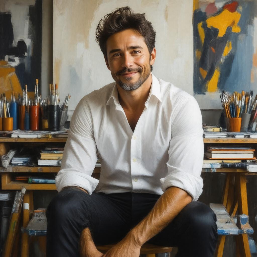 AI-created image of James Franco