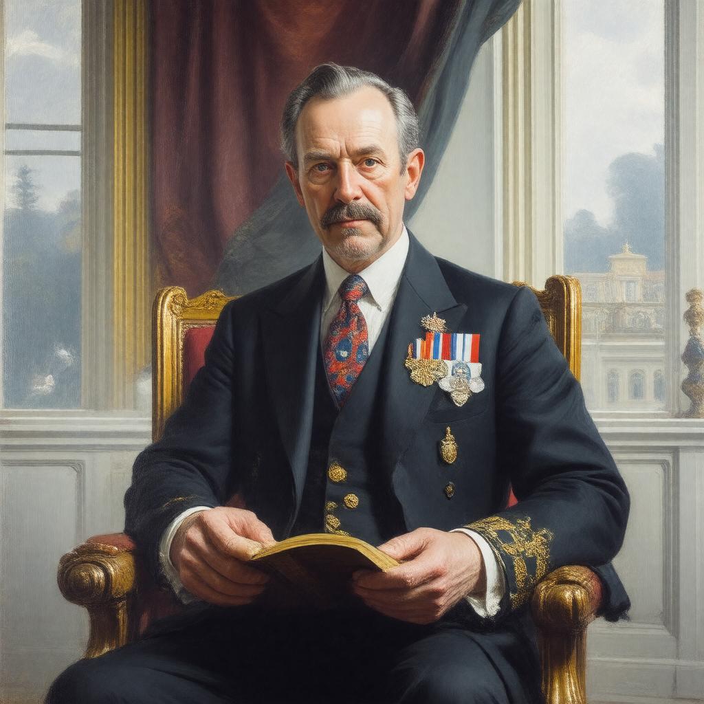 AI-created image of James Gascoyne-Cecil, 4th Marquess of Salisbury