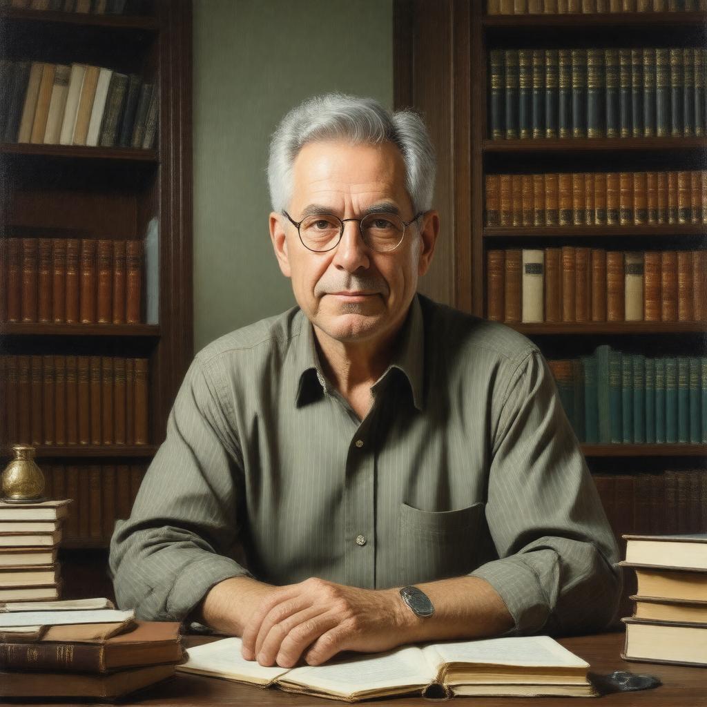 AI-created image of James Gleick