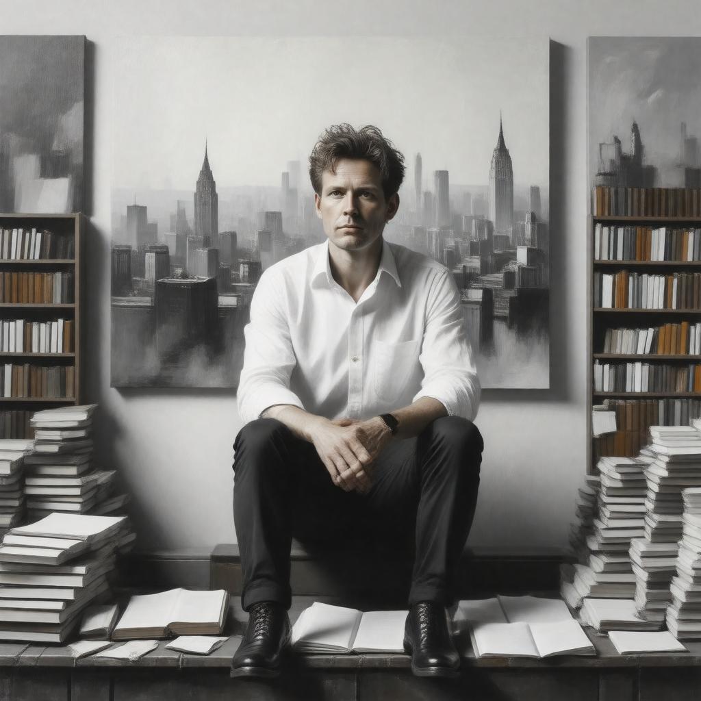 AI-created image of James Graham Ballard