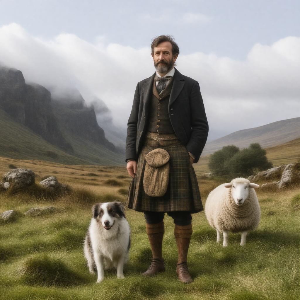 AI-created image of James Hogg