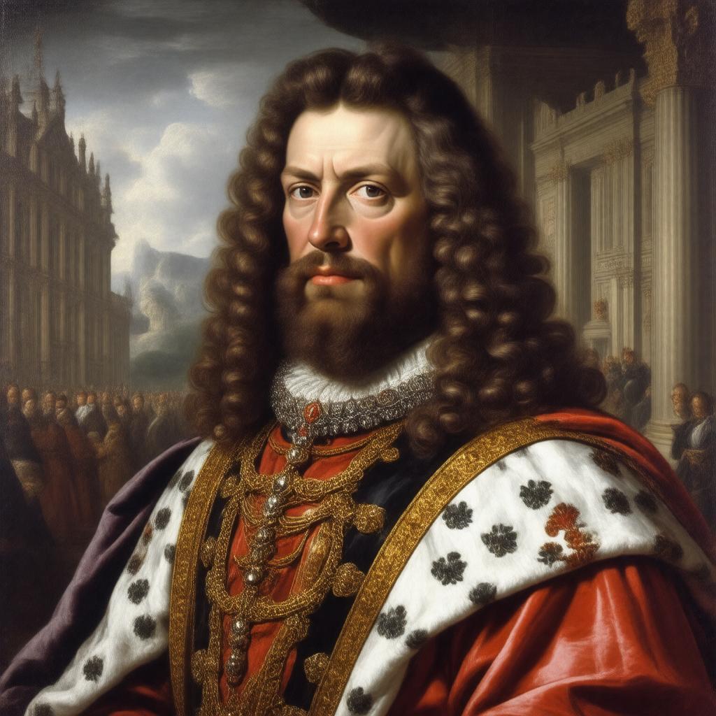 AI-created image of James II