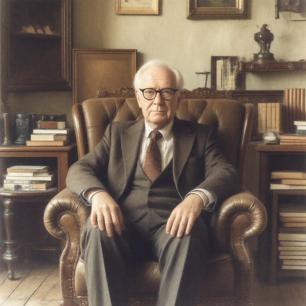 AI-created image of James Ivory