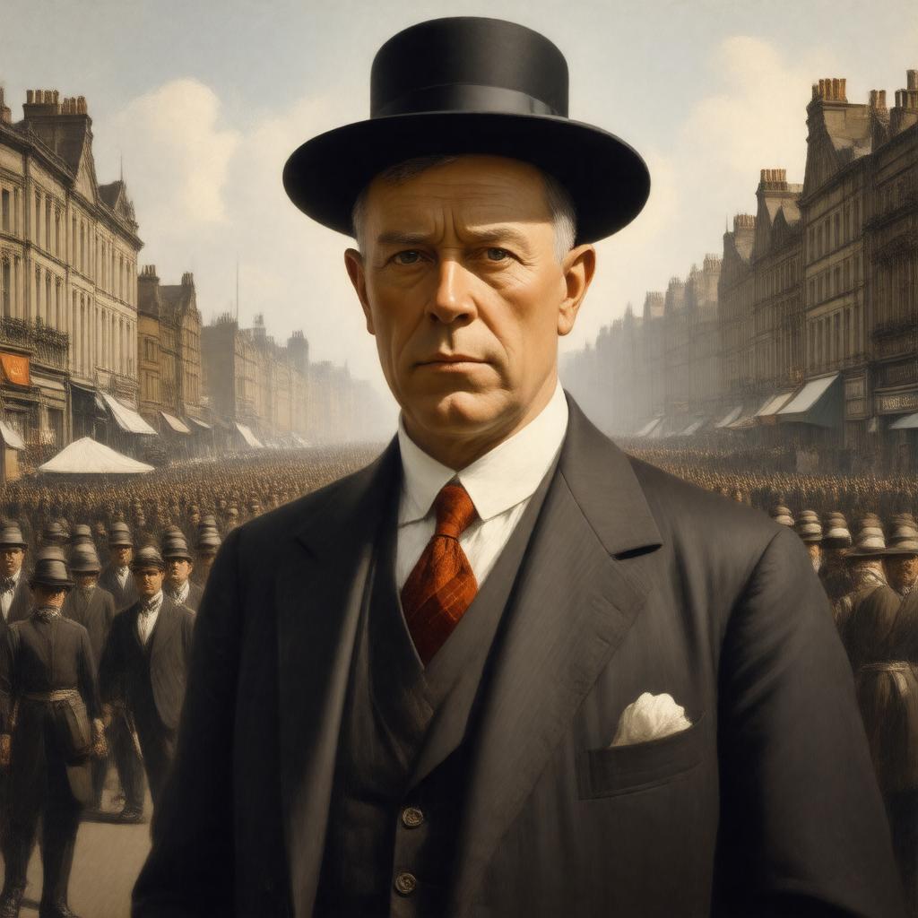 AI-created image of James Larkin