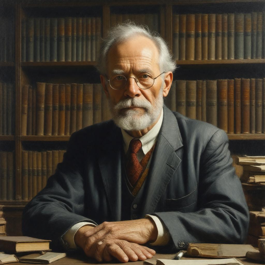 AI-created image of James Luther Adams