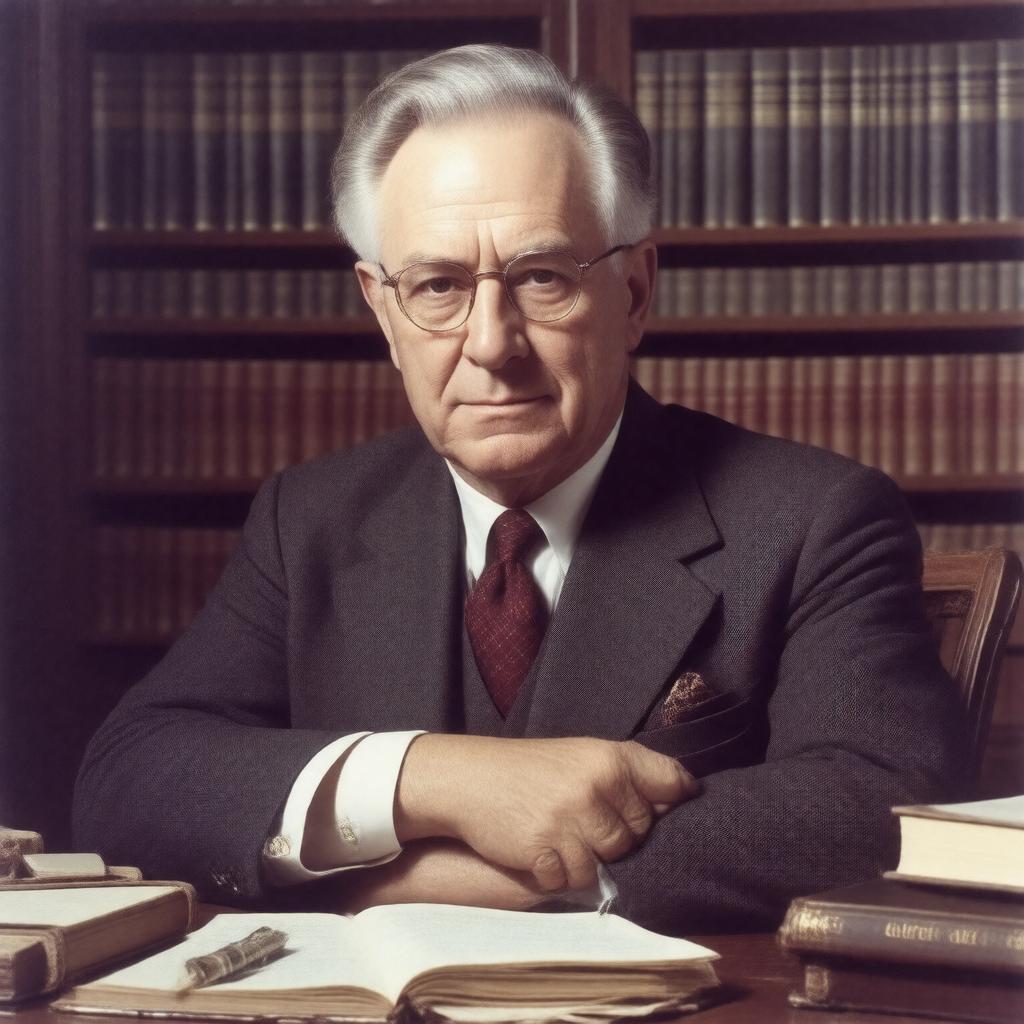 AI-created image of James M. Buchanan