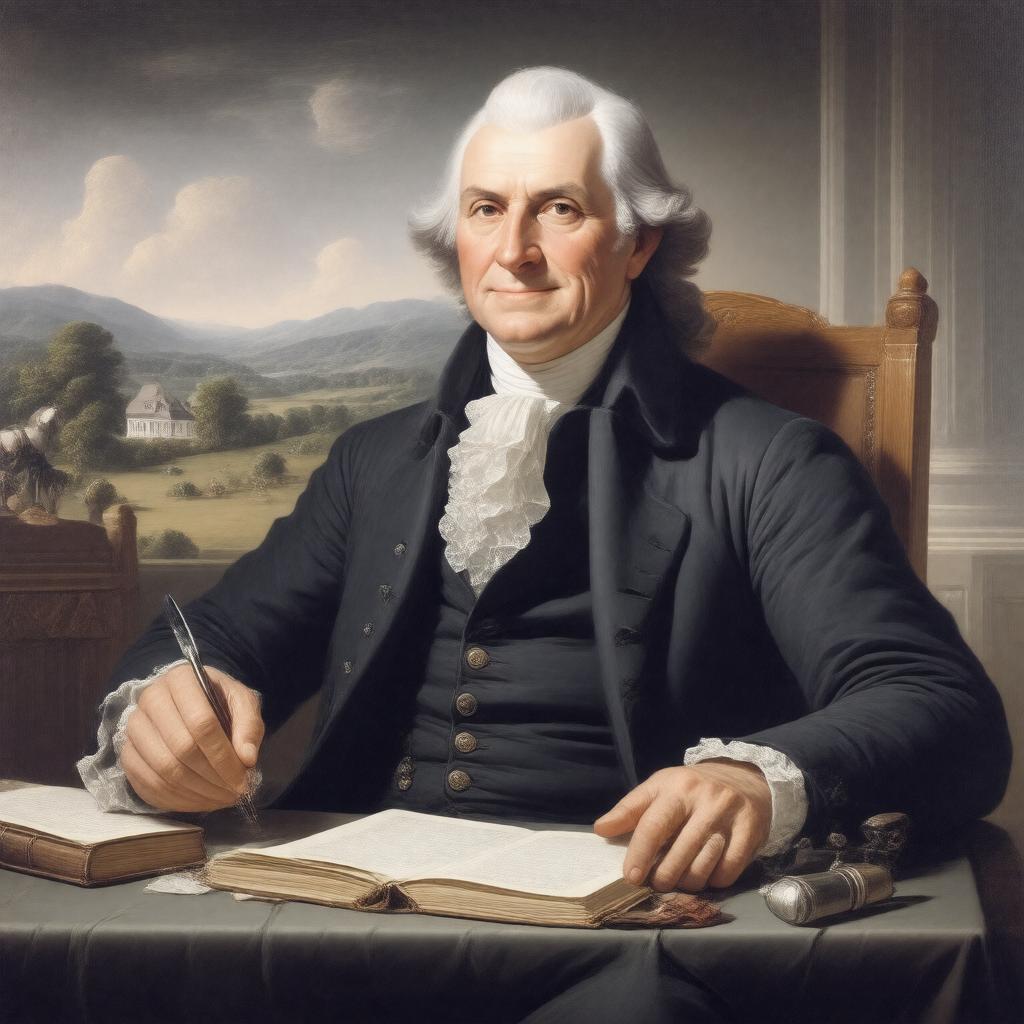 AI-created image of James Madison