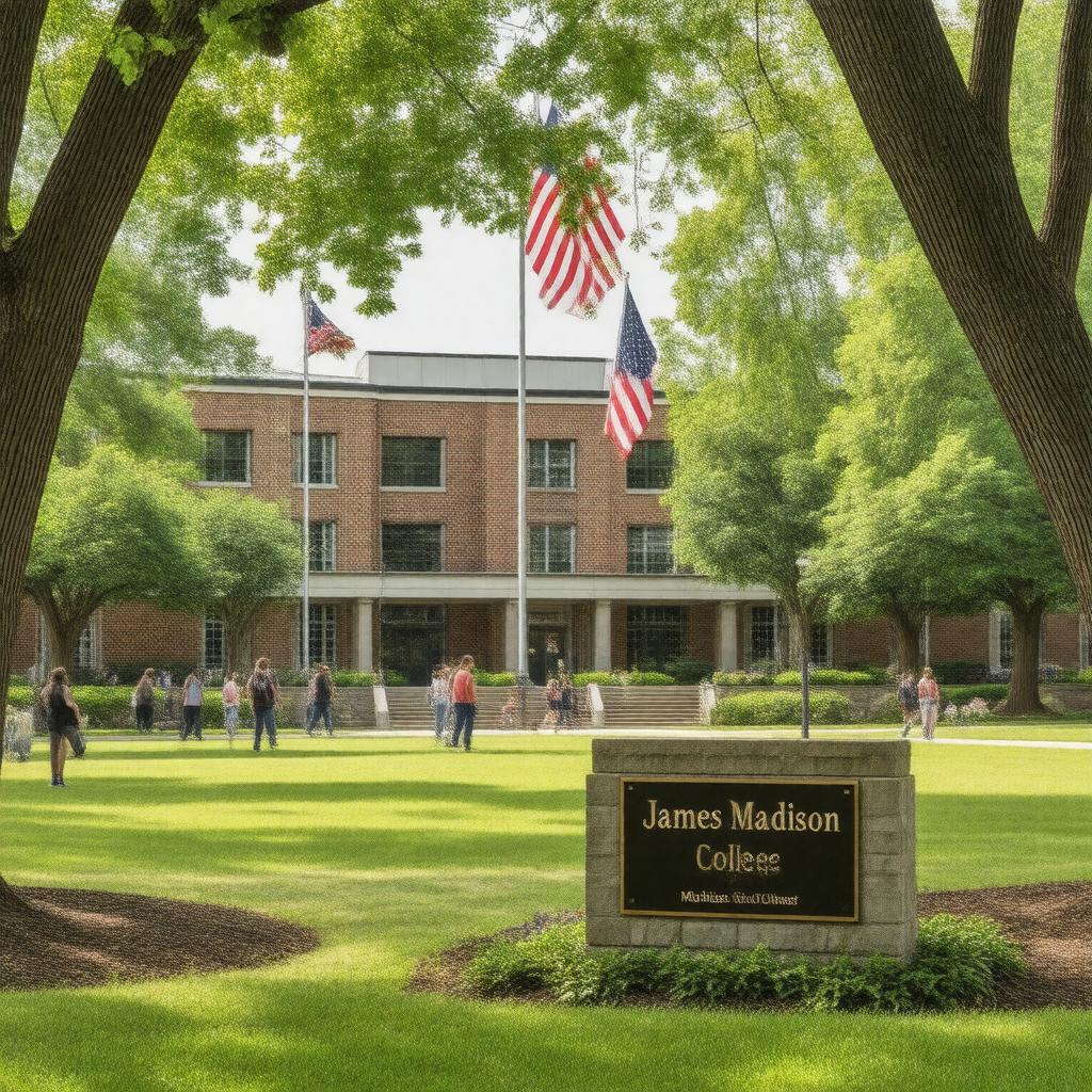 Click to view larger image AI-created image of James Madison College