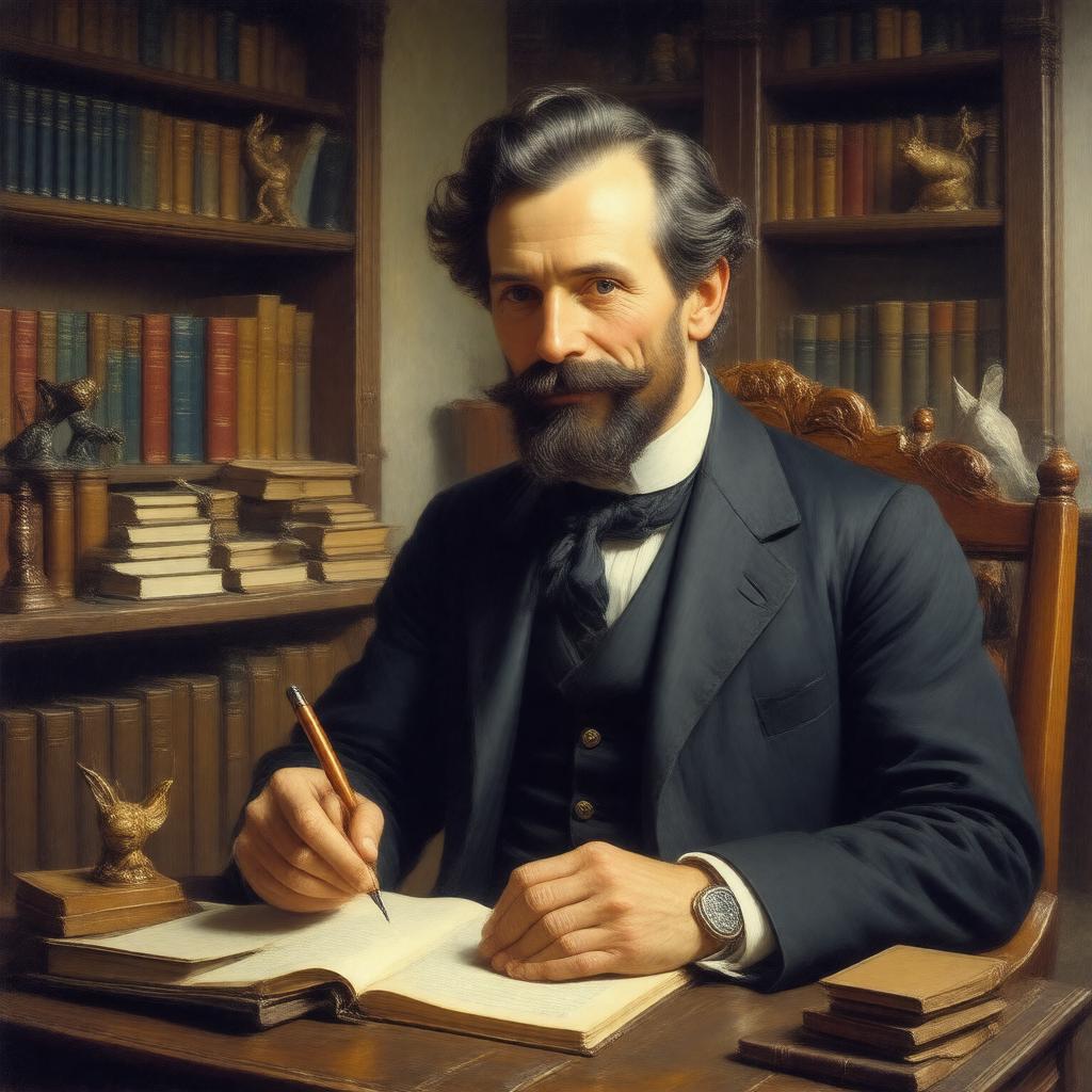 AI-created image of James Matthew Barrie