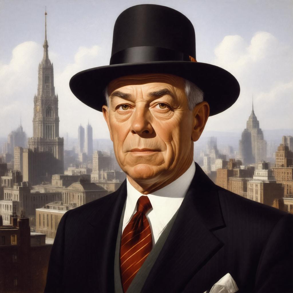 AI-created image of James Michael Curley