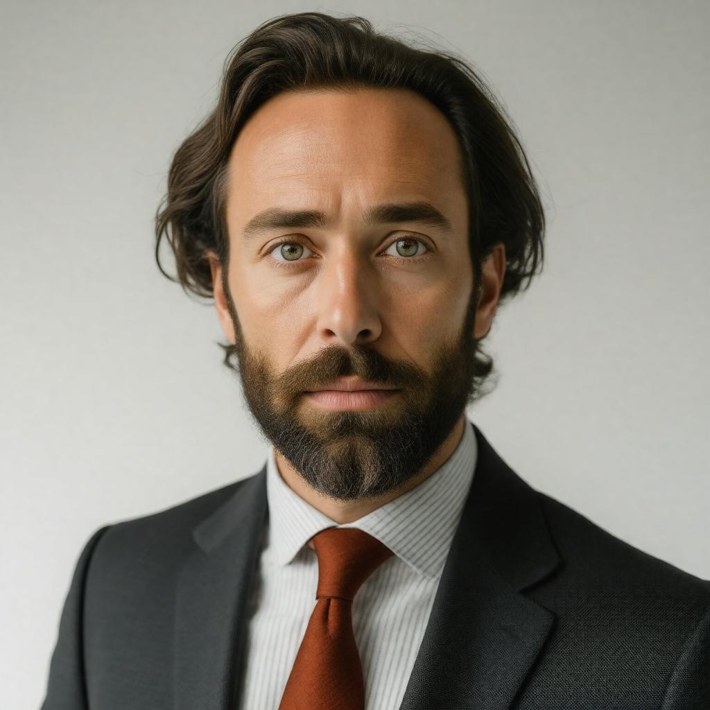 AI-created image of James Middleton