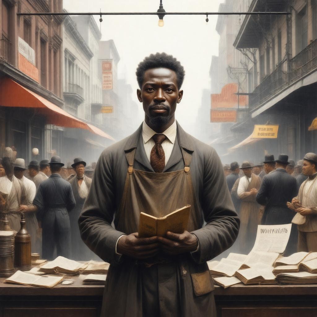 AI-created image of James Monroe Whitfield