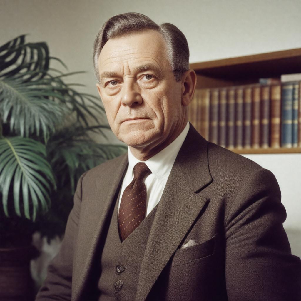 AI-created image of James Norman Hiddleston