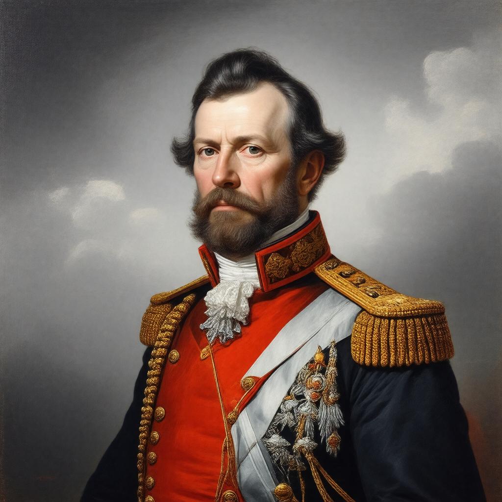 AI-created image of James Parker (British Army officer, born 1776)