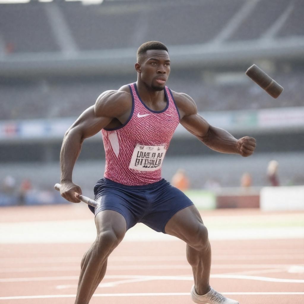 AI-created image of James Parker (athlete)