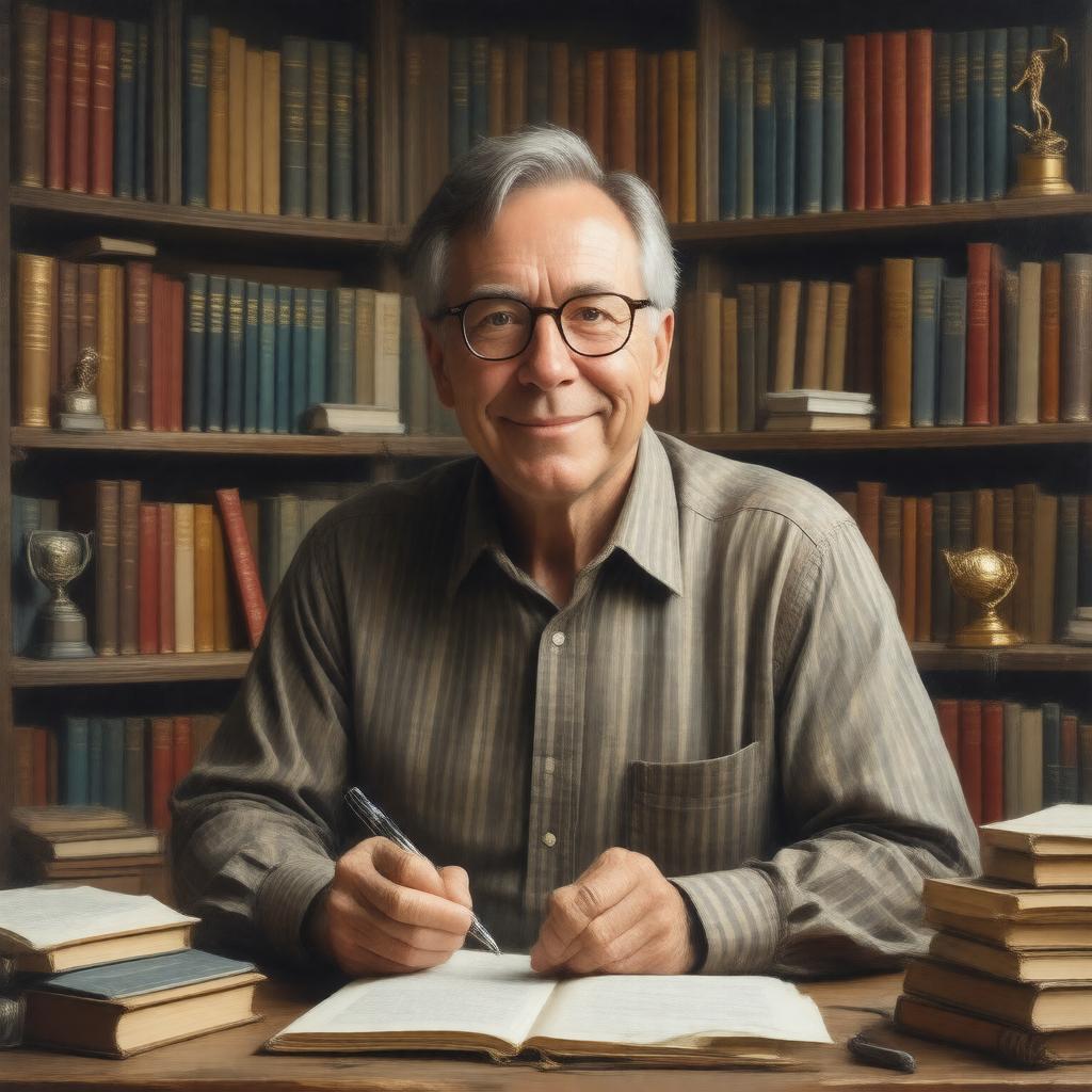 AI-created image of James Patterson