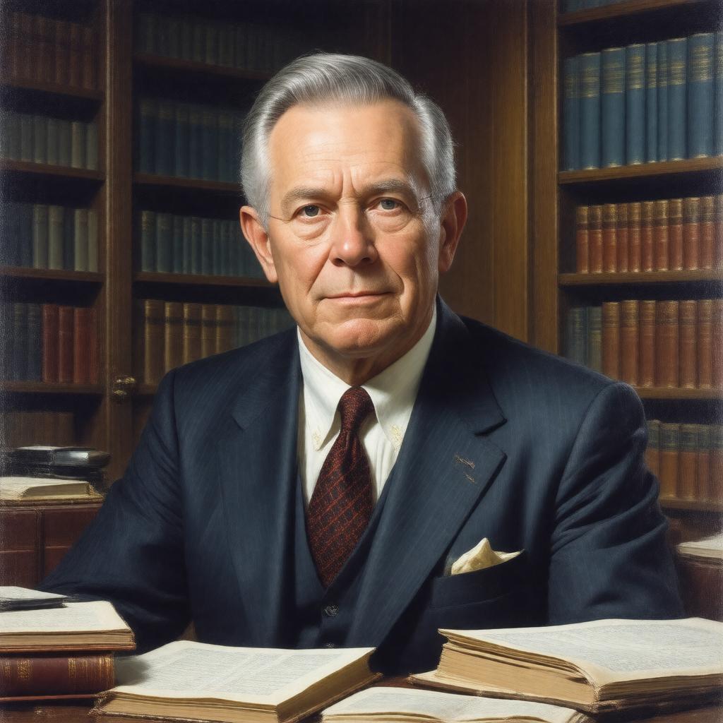 AI-created image of James Peebles