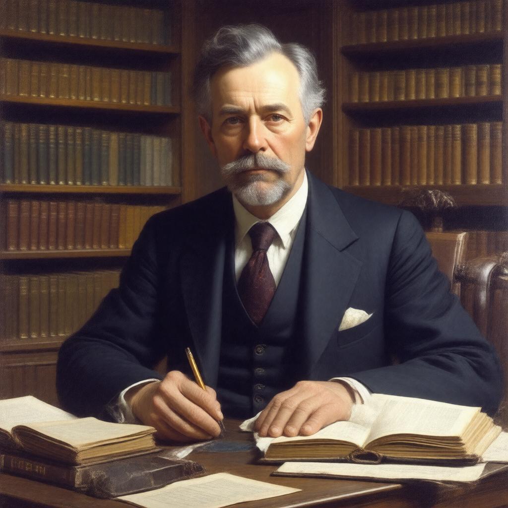 Click to view larger image AI-created image of James Phinney Baxter