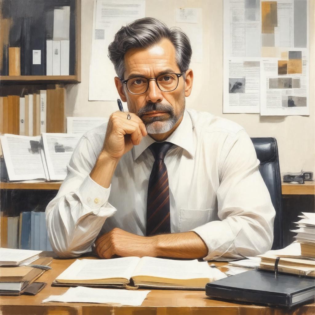 AI-created image of James Pogue