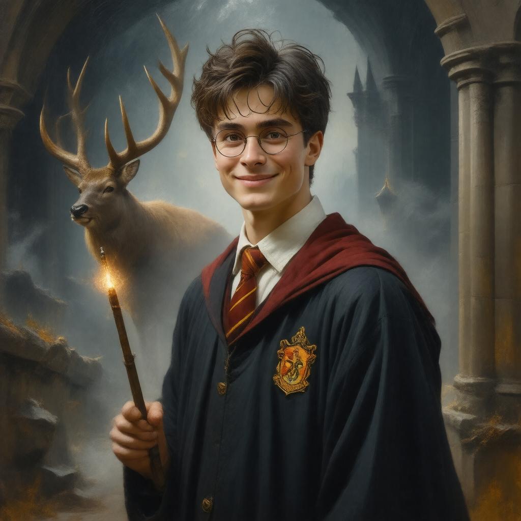 AI-created image of James Potter