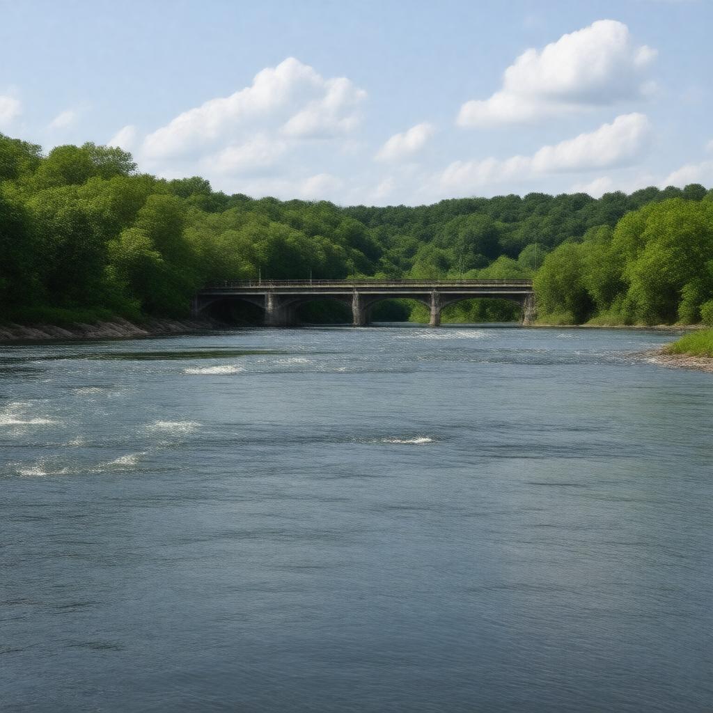 AI-created image of James River