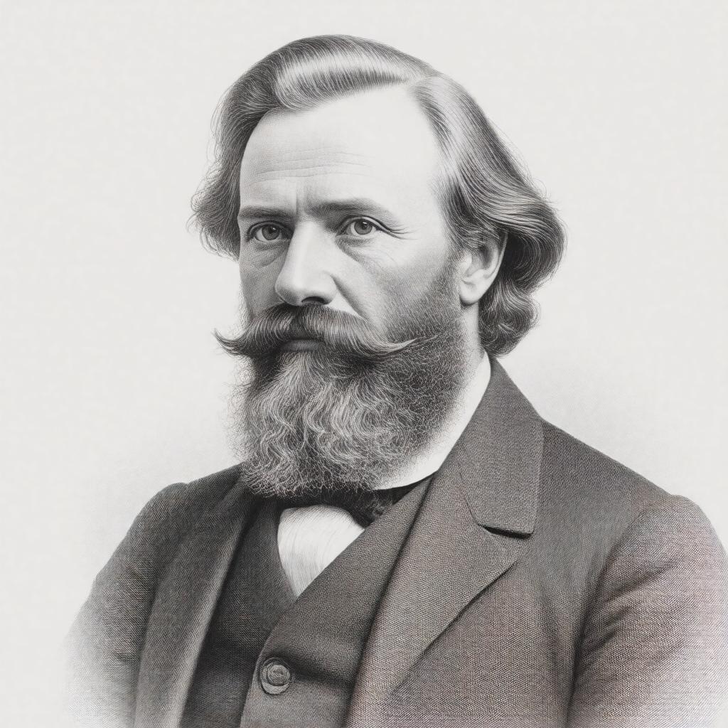 AI-created image of James Russell Lowell