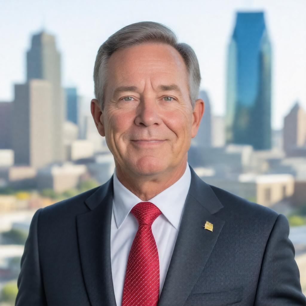 AI-created image of James S. Turley