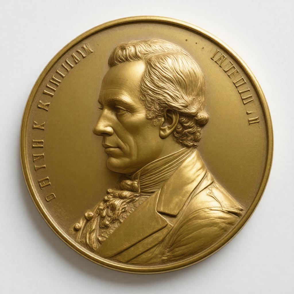 Click to view larger image AI-created image of James Smithson Medal