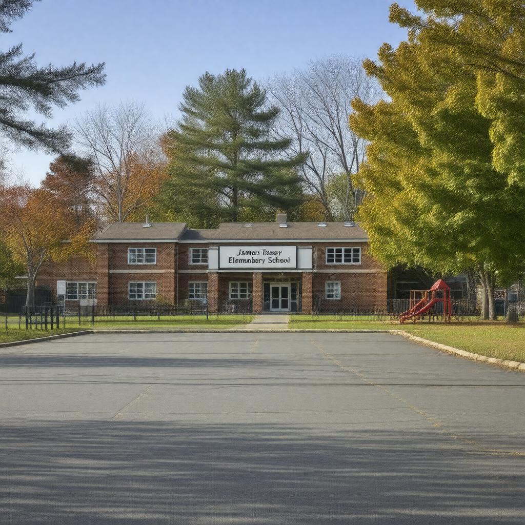 AI-created image of James Tansey Elementary School