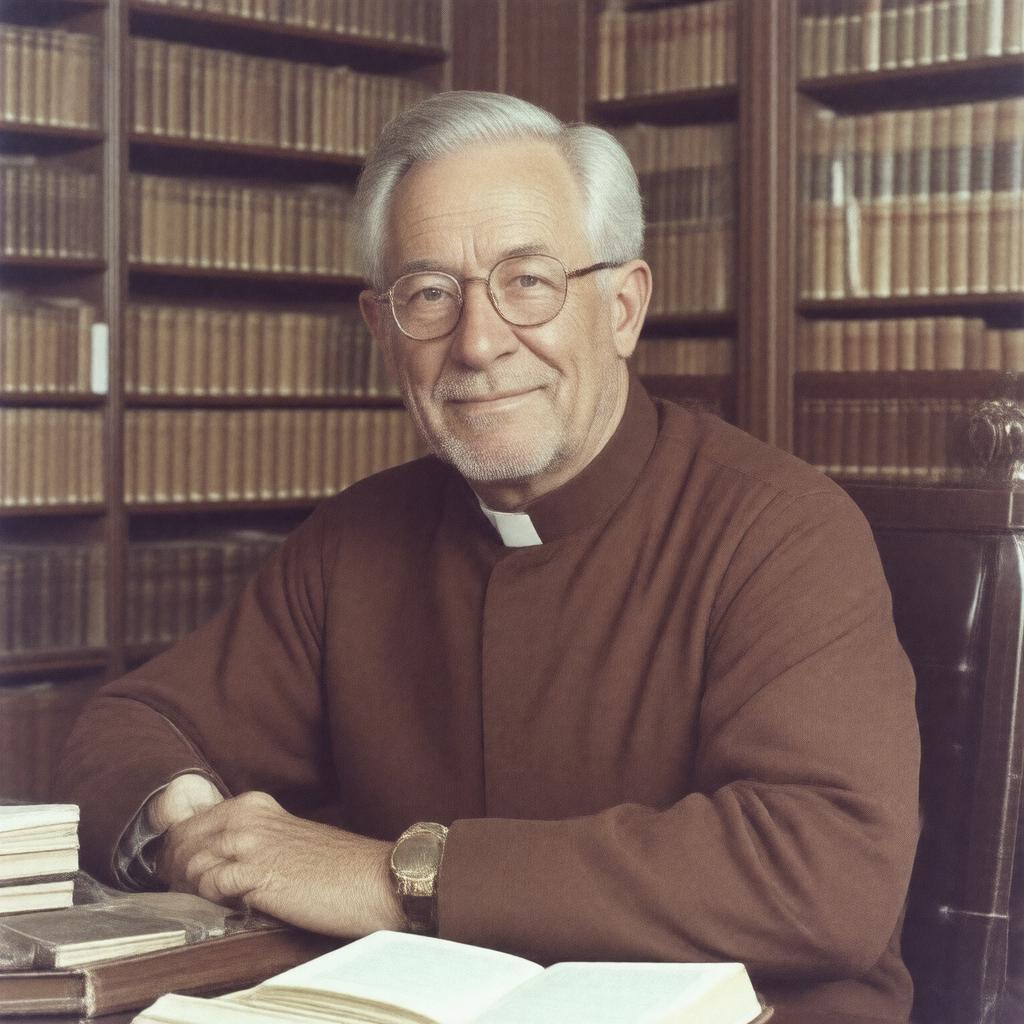 AI-created image of James V. Schall