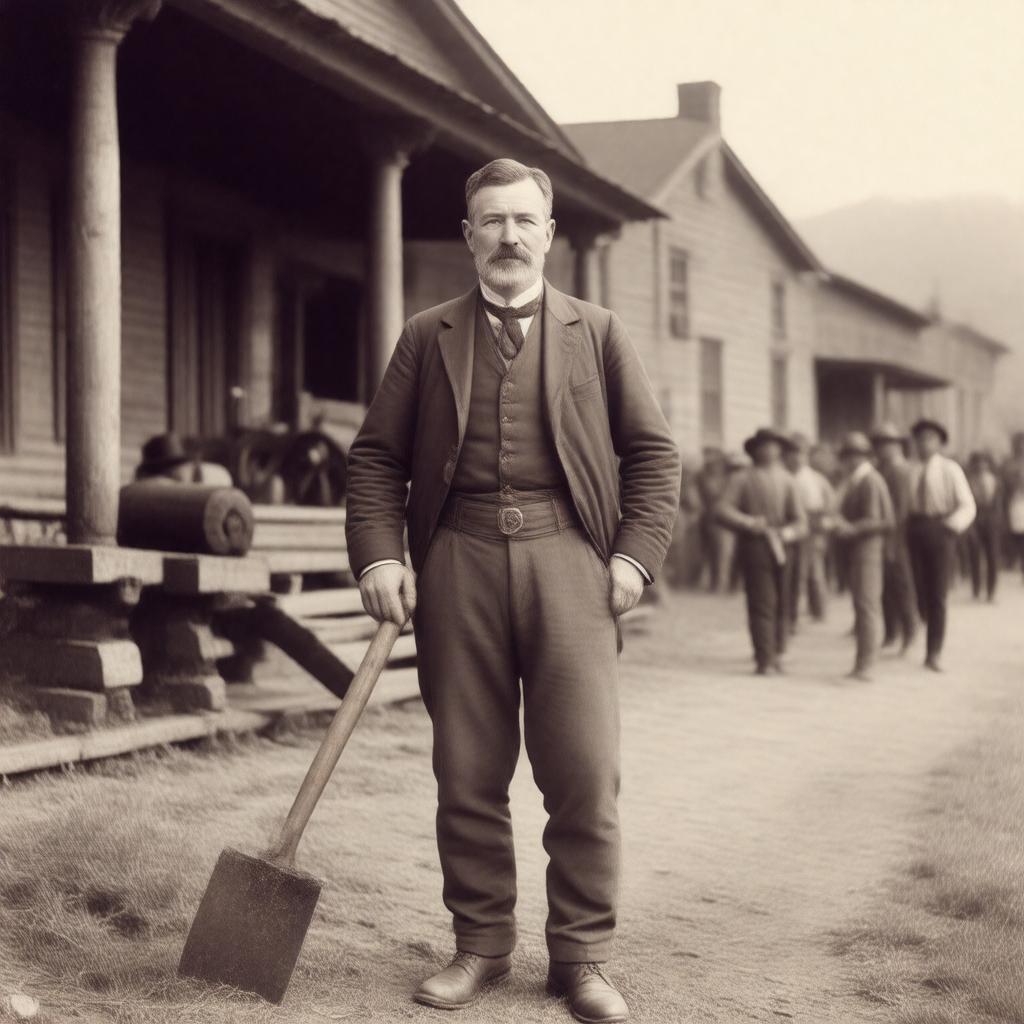 AI-created image of James W. Marshall