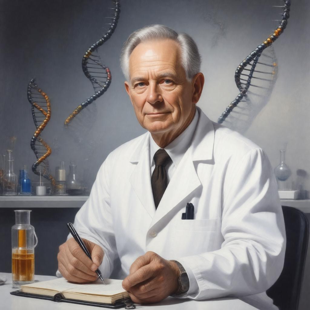 AI-created image of James Watson