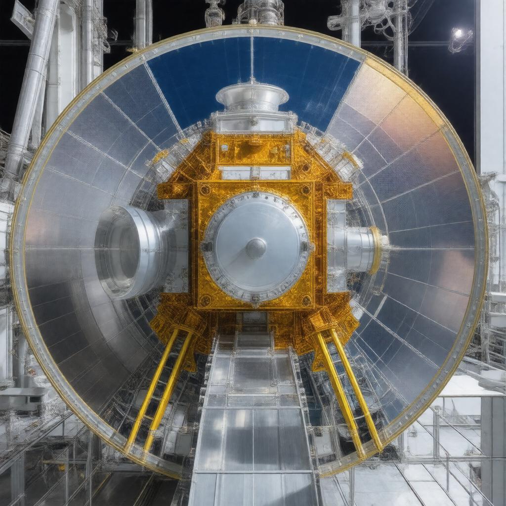 Click to view larger image AI-created image of James Webb Space Telescope MIRI instrument