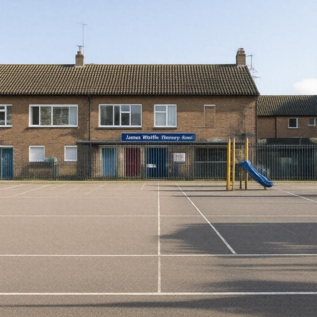 Click to view larger image AI-created image of James Wolfe Primary School