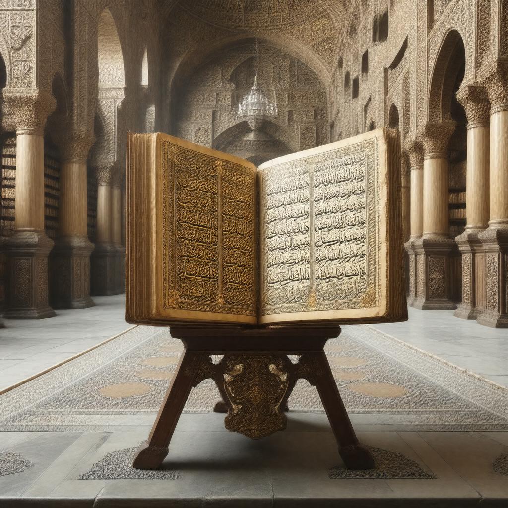 Click to view larger image AI-created image of Jami' al-Tirmidhi