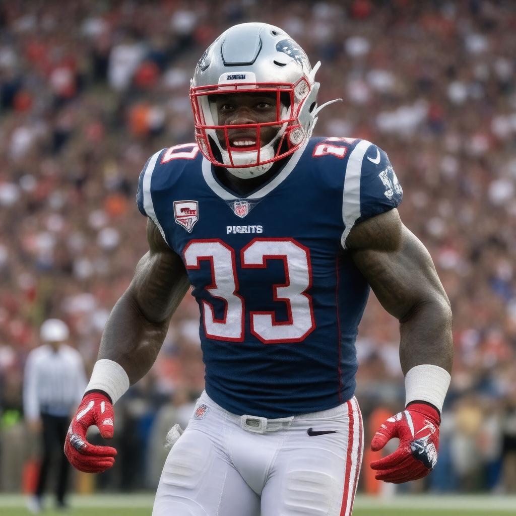 Click to view larger image AI-created image of Jamie Collins