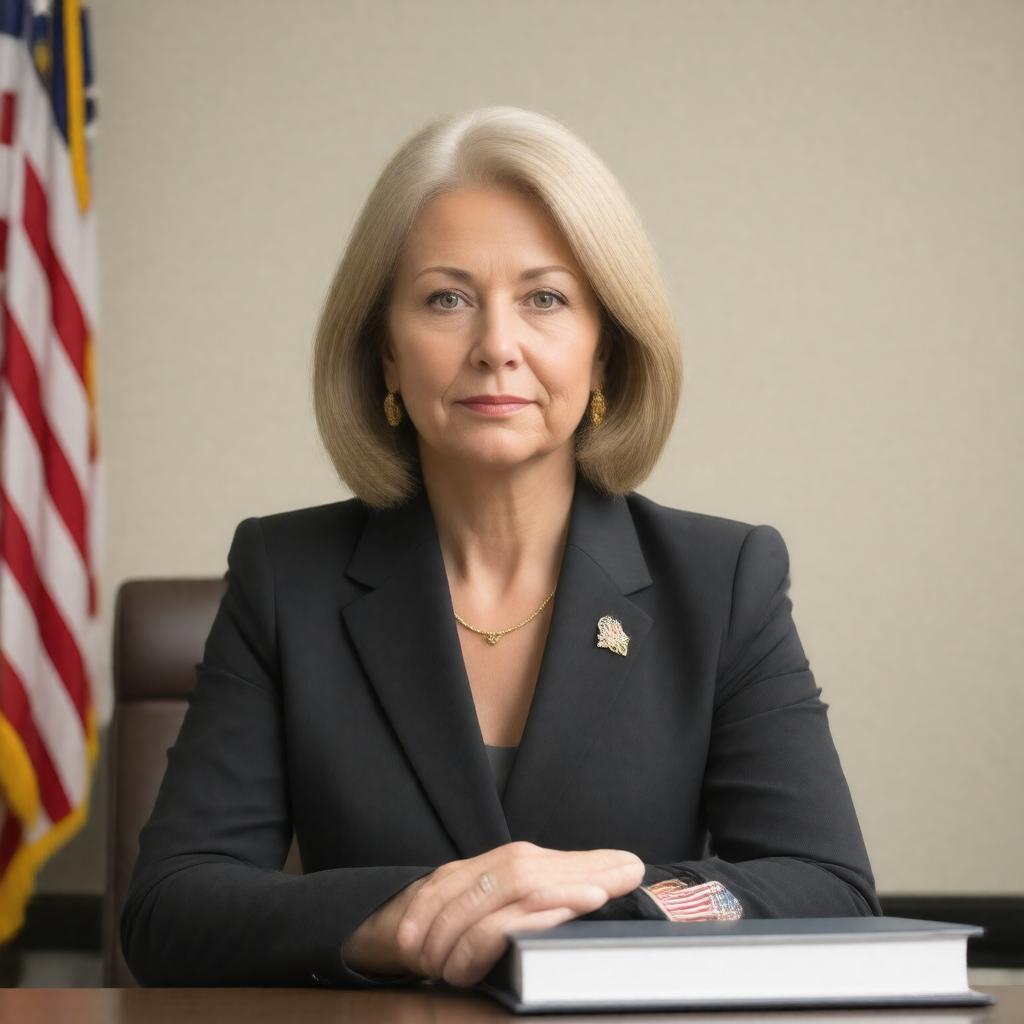 AI-created image of Jamie Gorelick