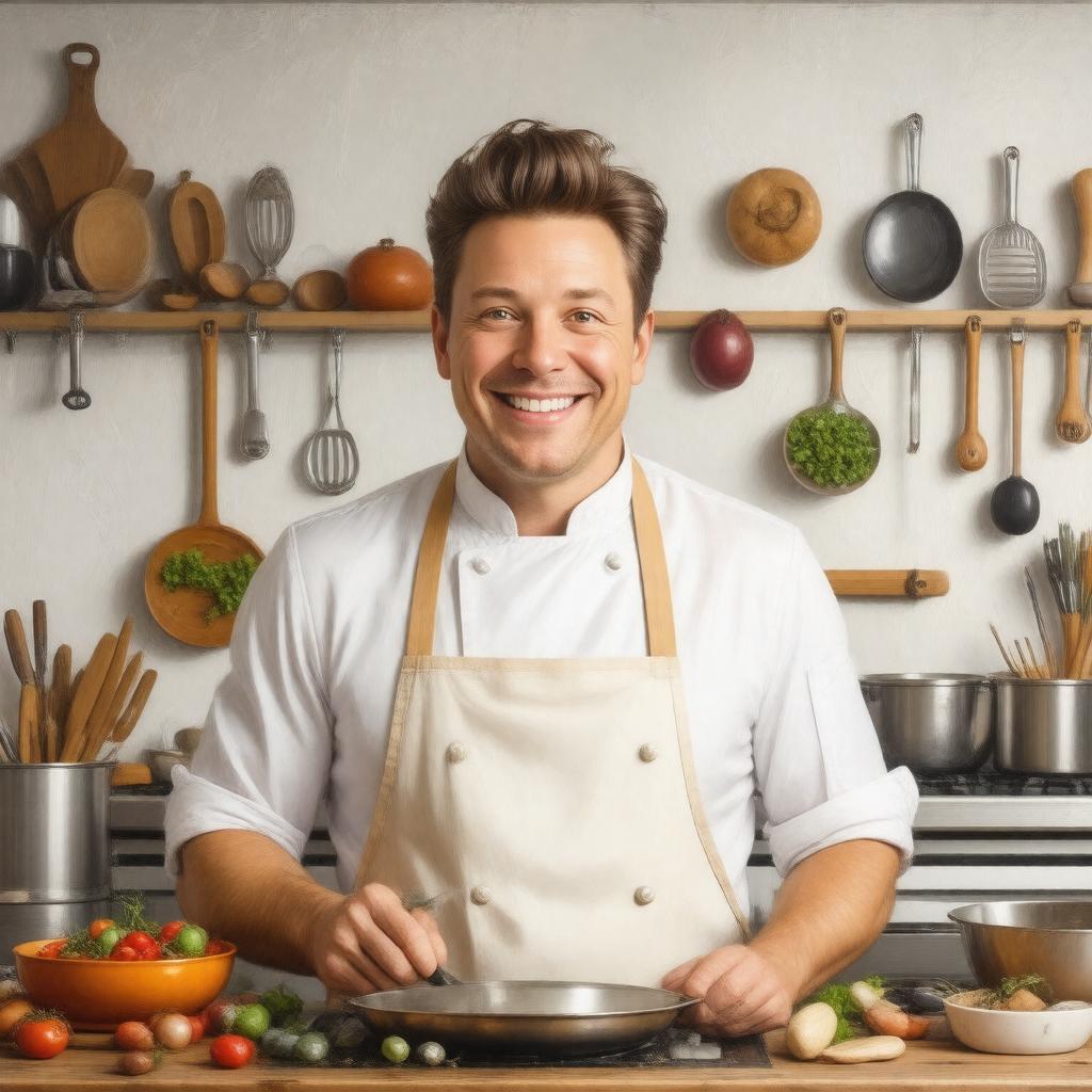 AI-created image of Jamie Oliver
