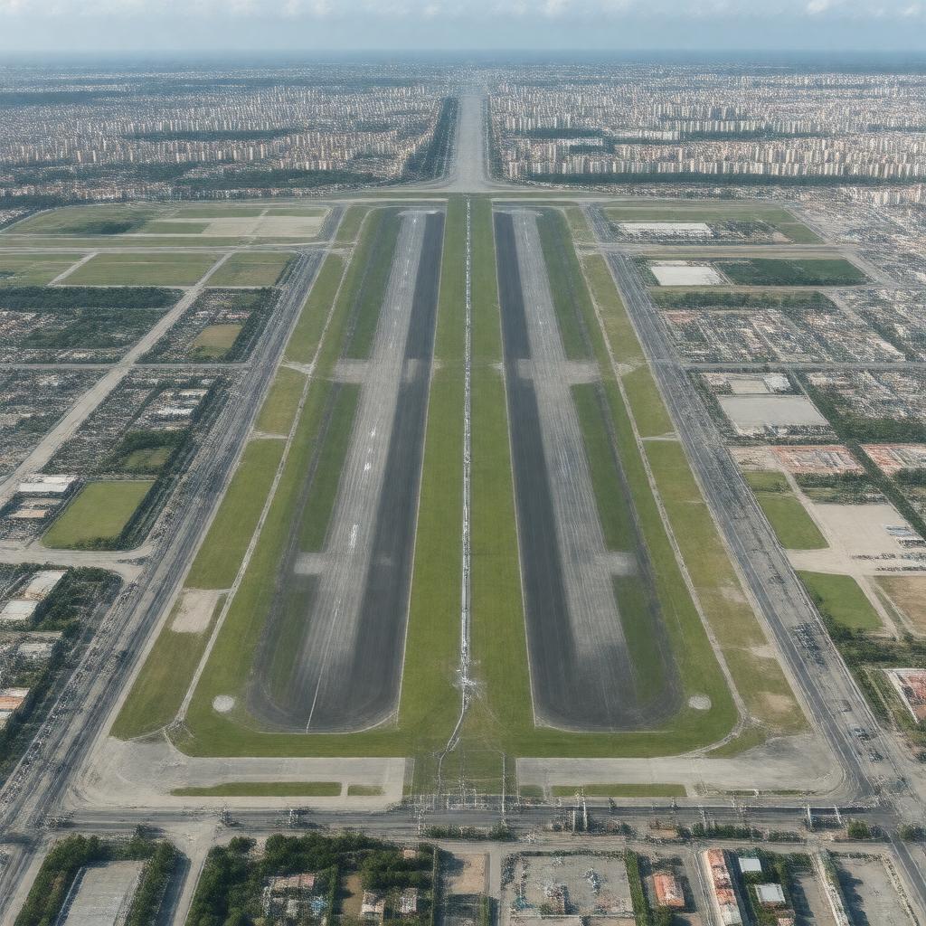 AI-created image of Jamnagar Airport