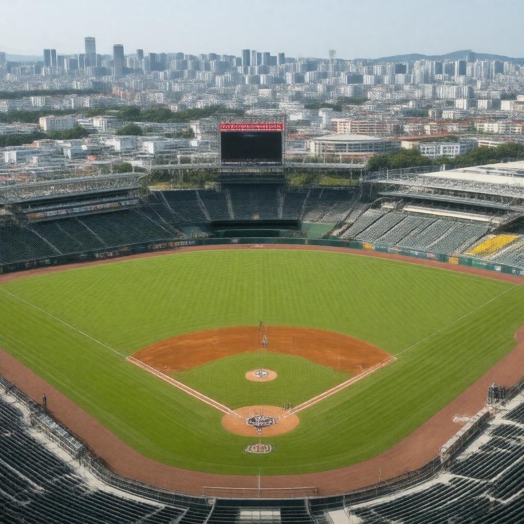 Click to view larger image AI-created image of Jamsil Baseball Stadium