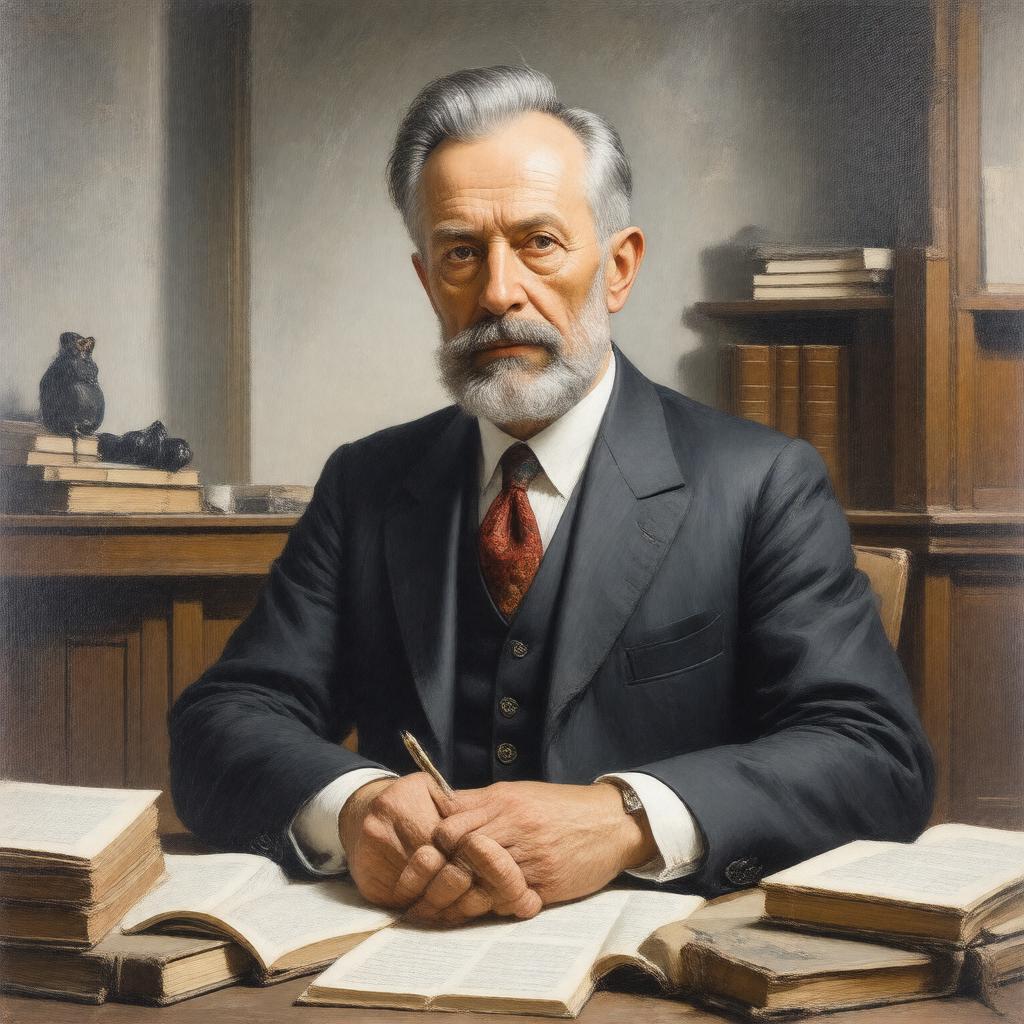 AI-created image of Jan Łukasiewicz