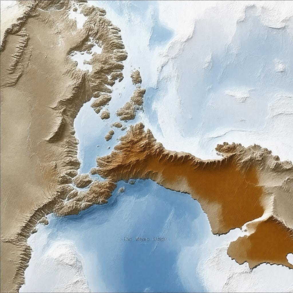 AI-created image of Jan Mayen Ridge